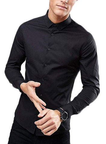 Solid Slim Fit Formal/Party Shirt